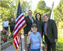SGT Bernard Pothier, Rep. Brad Jones. Jean Delios, Bob LeLacheur