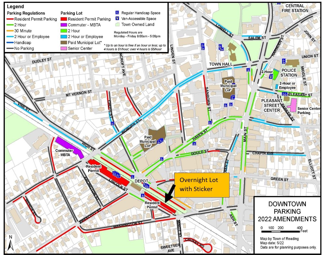 2023 Overnight Parking Map