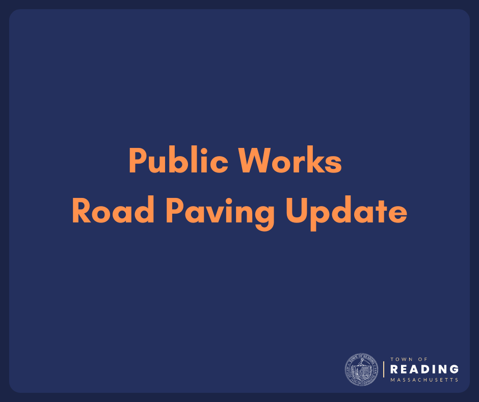 Road Paving Update 