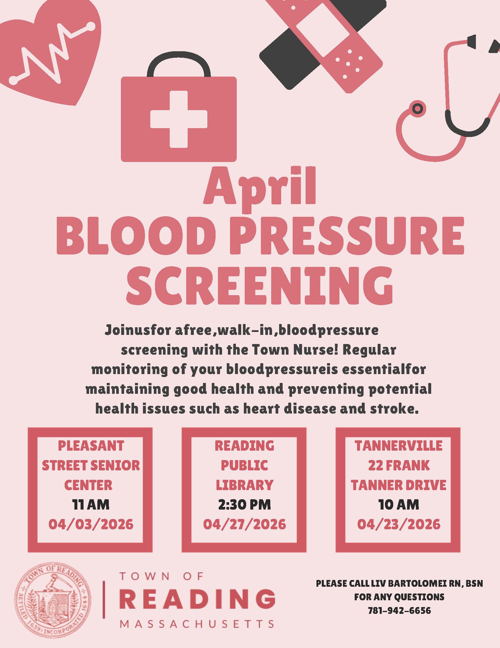 Blood Pressure Screening April 2026