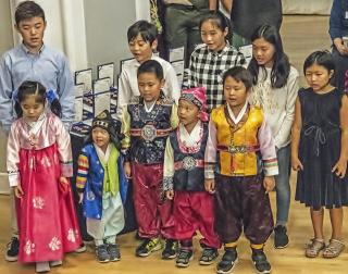 Students from Nazarene Korean School