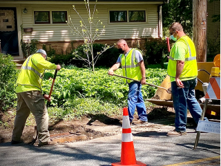 Catch Basin repair on Grove Street