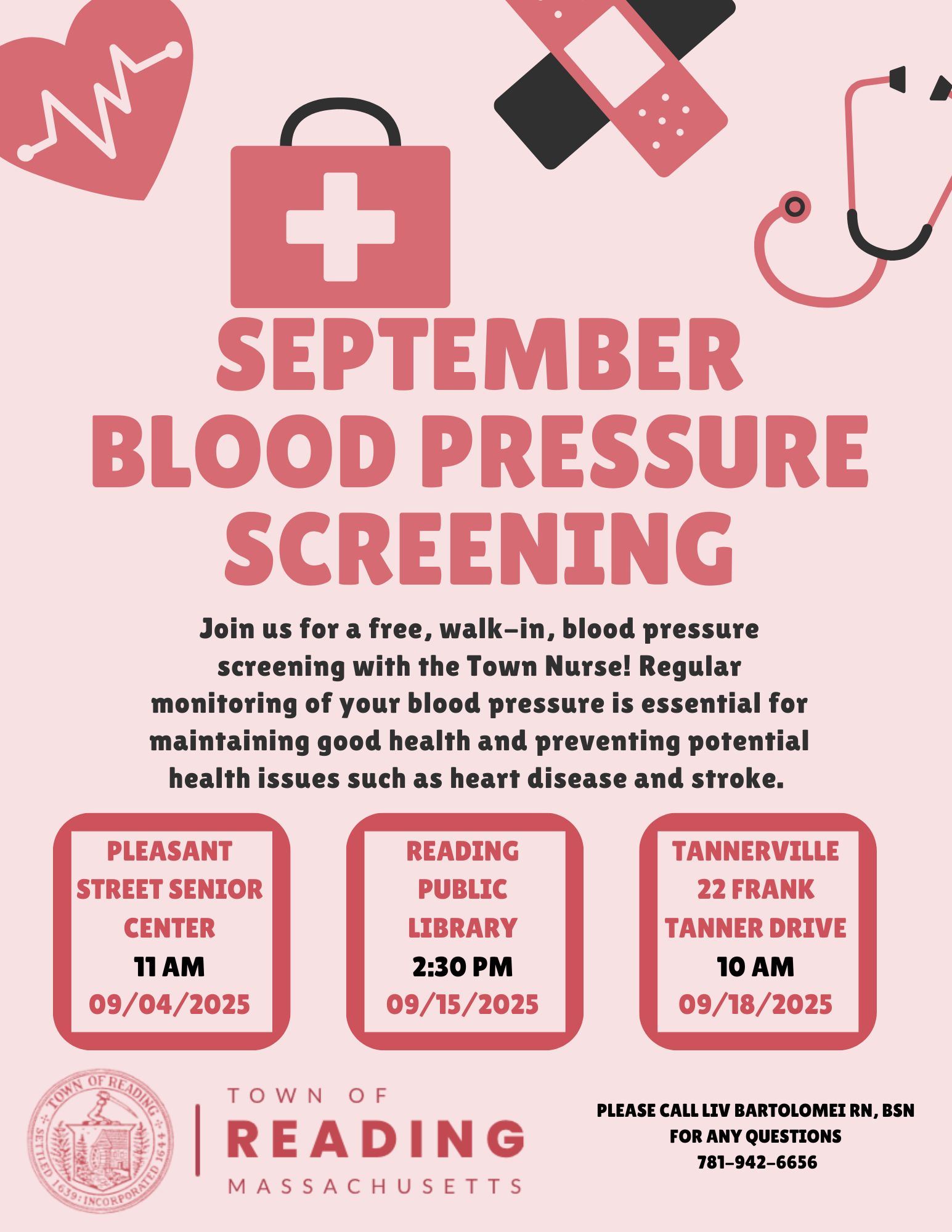 September Blood Pressure Screening